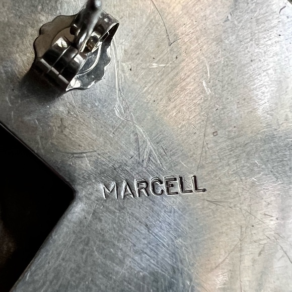 MARCELL | Jewelry | Marcell Sterling Silver Artist Signed Earrings 8s ...